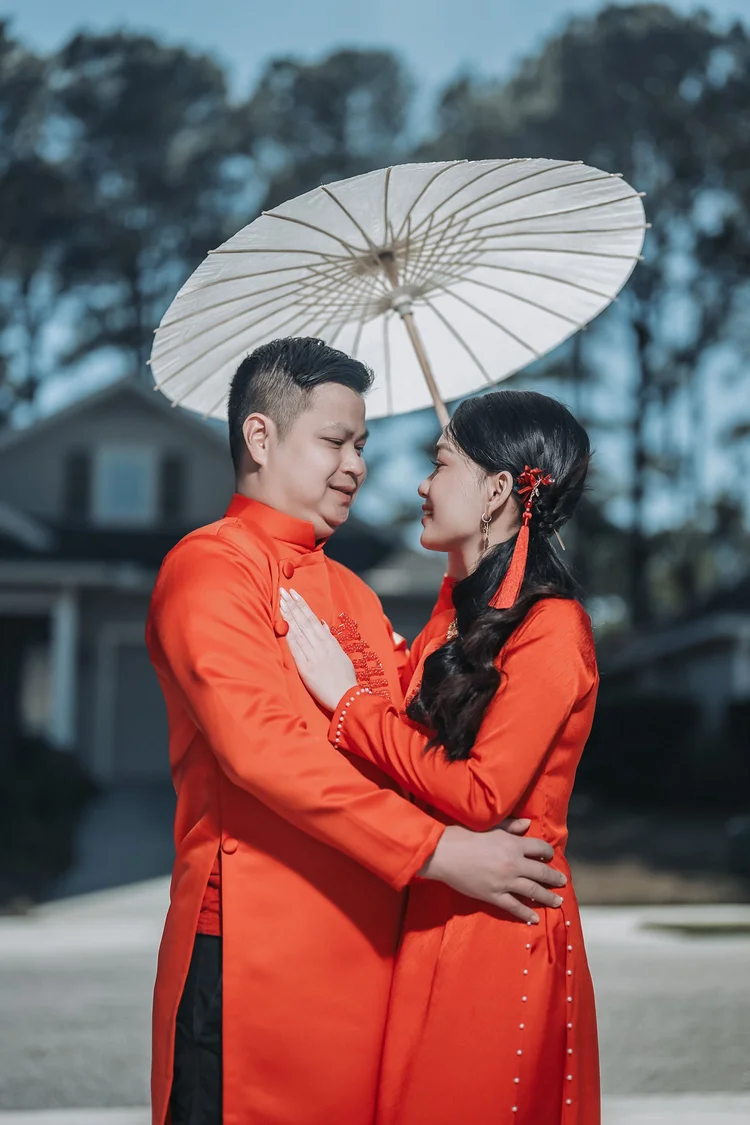 Du and Hao Vietnamese engagement ceremony, Lễ Đính Hôn, photo 19