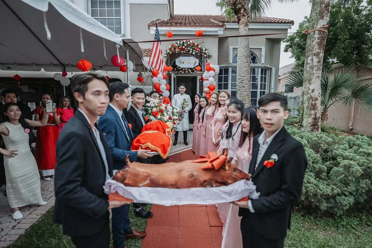 Trung and Juliana Vietnamese wedding in Fort Lauderdale, Florida, photo 22