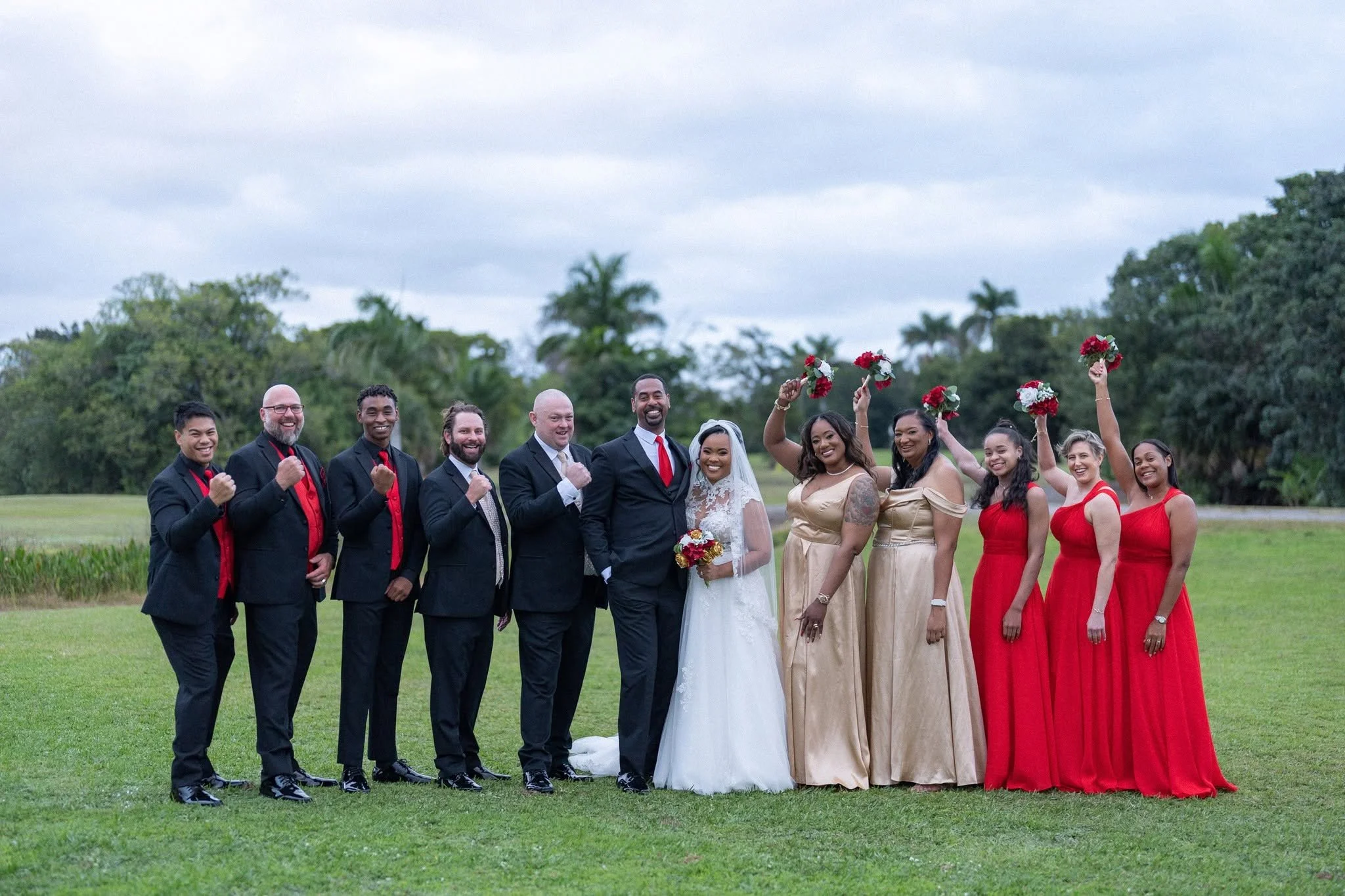 Michael and Uonie backyard wedding in Florida, photo 12 by Henry M Production