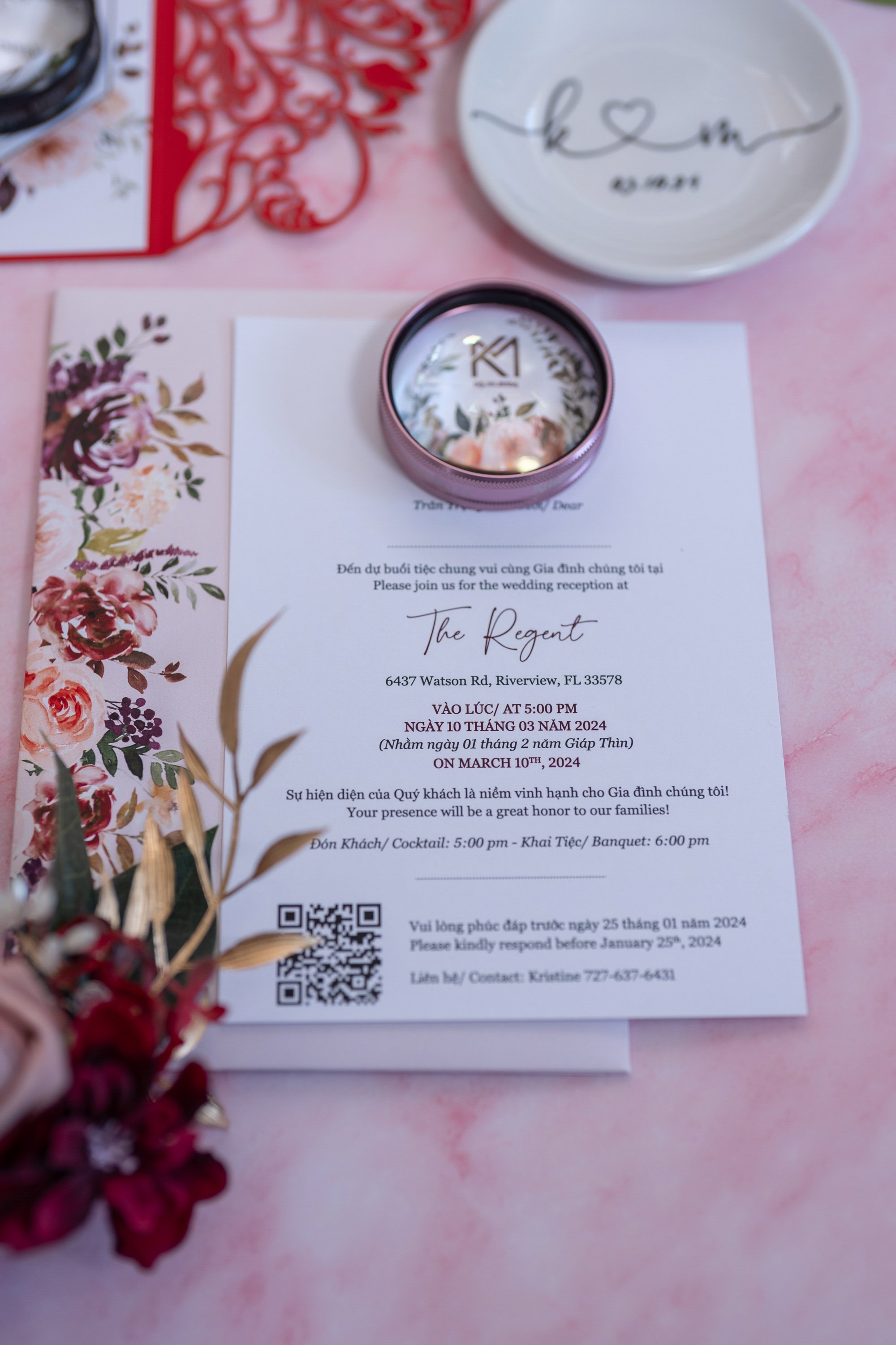 Michael and Kristine Vietnamese wedding at The Regent, Riverview, FL, photo 2 by Henry M Production
