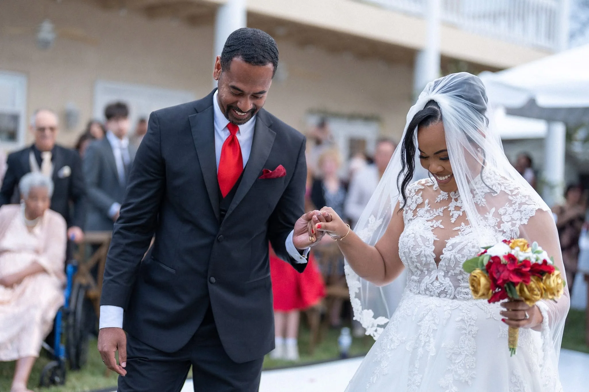 Michael and Uonie backyard wedding in Florida, photo 8 by Henry M Production