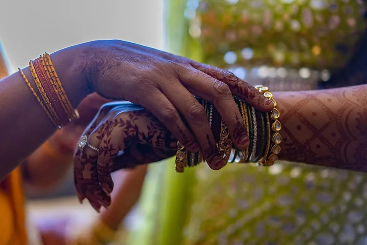 Haldi and Mehndi at an Indian wedding in Tampa photographed by Henry M Production