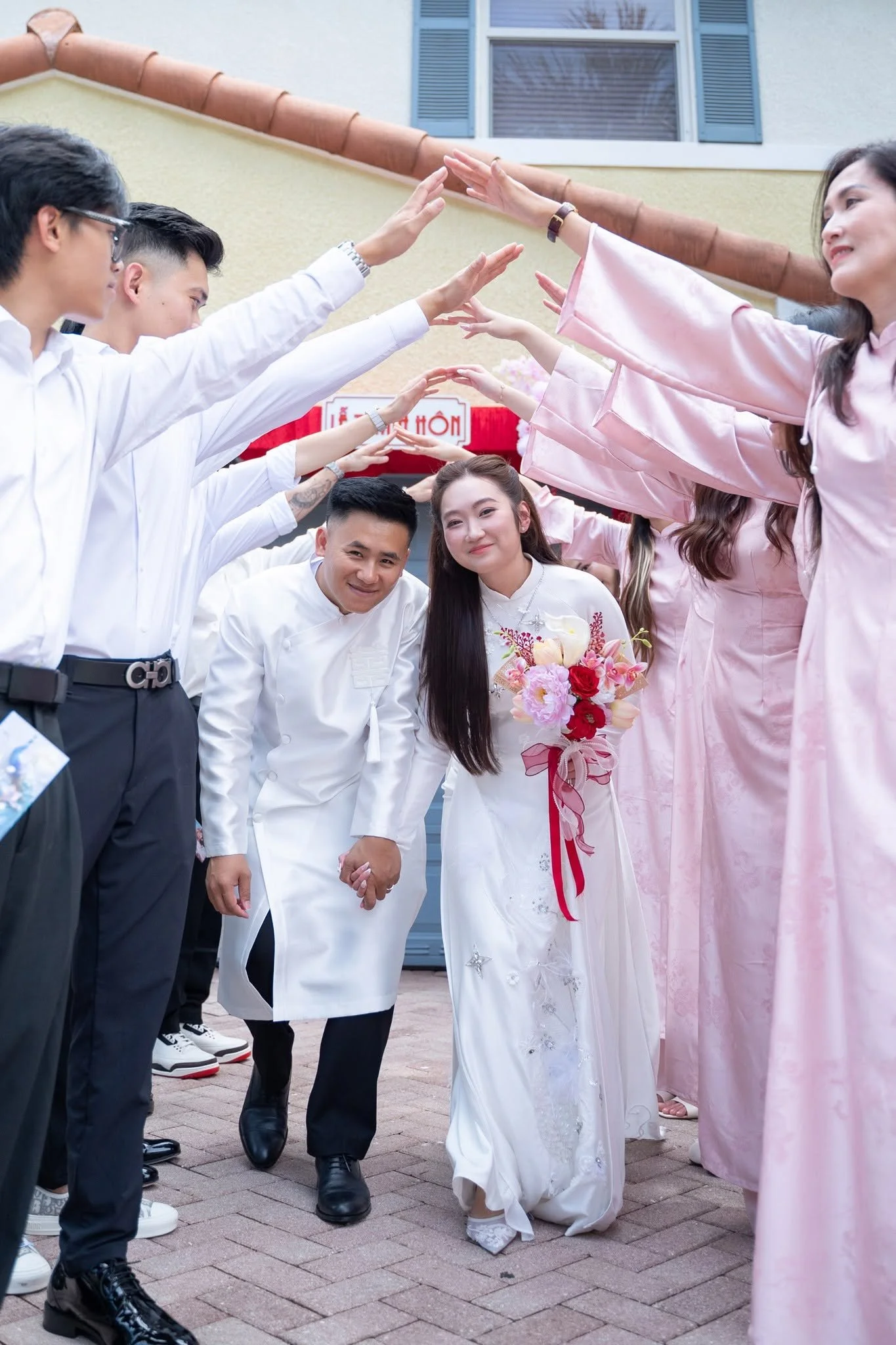 Vy and Quyen Vietnamese wedding at Milander Center, Hialeah, FL, photo 19 by Henry M Production