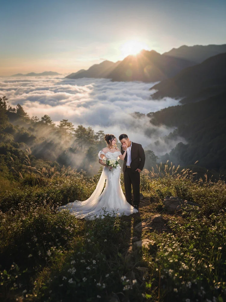 Thay Background Nghệ Thuật, ảnh prewedding studio tại Tampa