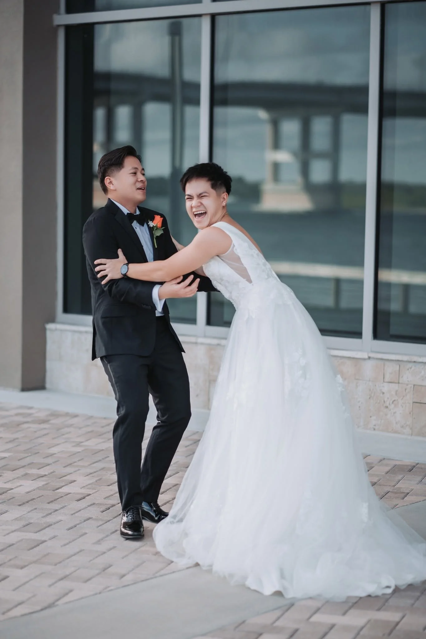 Tony and Alice wedding at Brannon Center, New Smyrna Beach, FL, photo 15 by Henry M Production