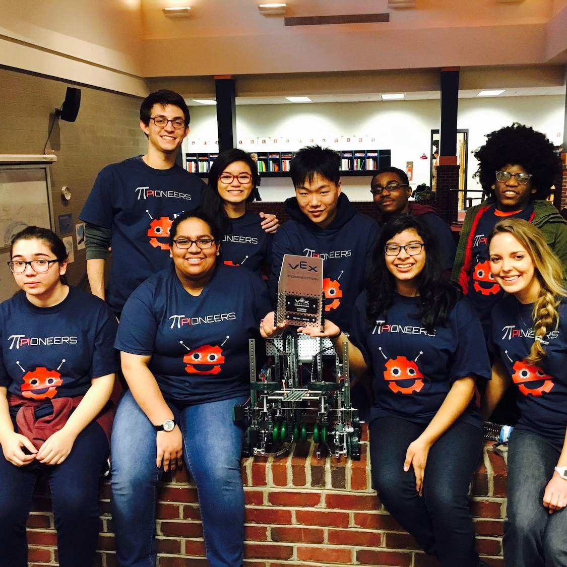 1 JUDGE'S AWARD won by the Pi-oneers at the Tennessee robotics competition