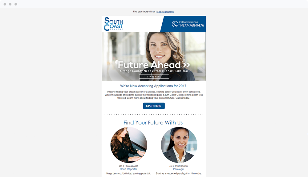 South Coast College (Orange, CA) - View Email