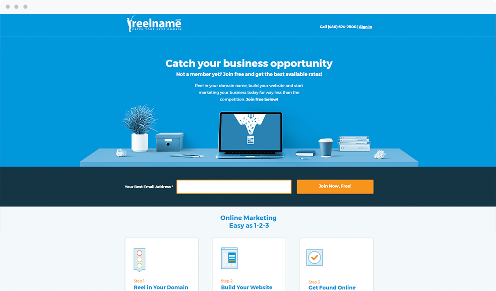 Reel Name - Visit Landing Page