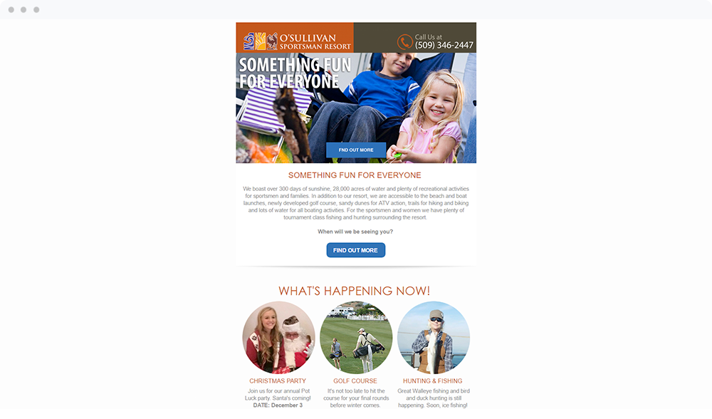 O'Sullivan Sportsman Resort (Othello, WA) - View Email
