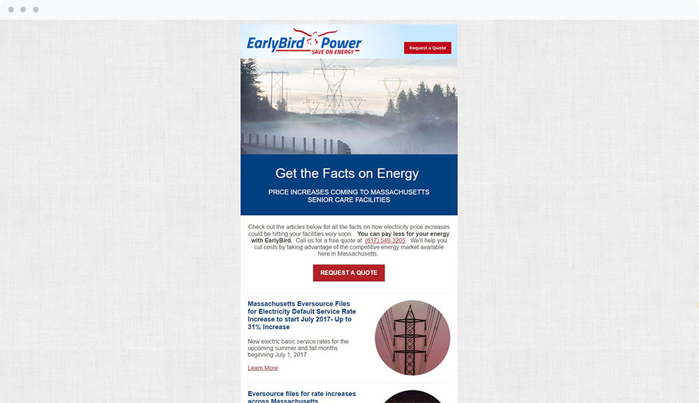 EarlyBird Power (Milton, MA) - View Email