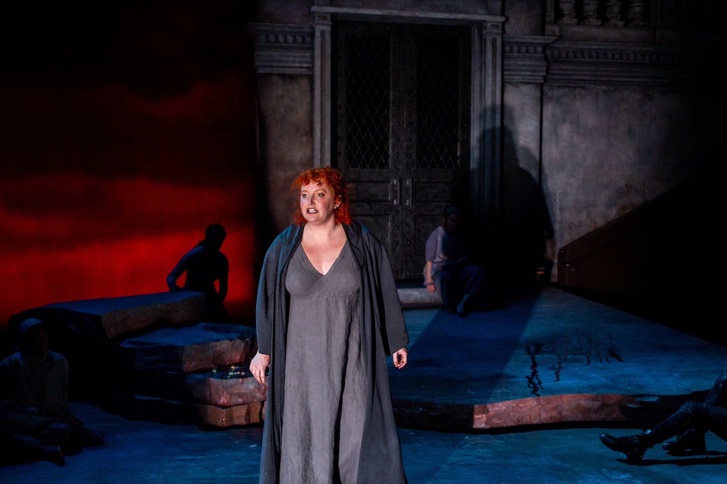 Emily as Clytemnestra in ORESTEIA