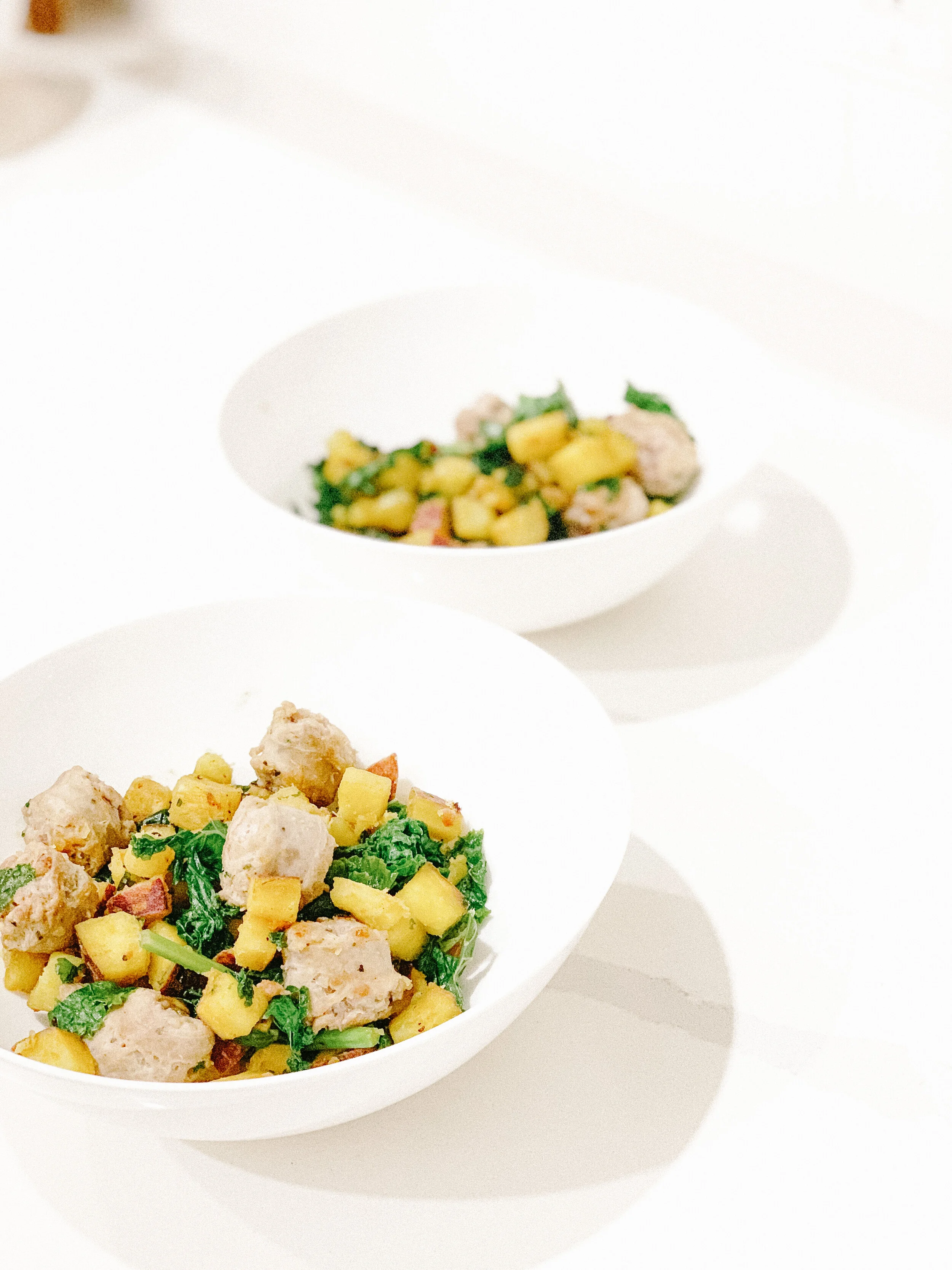 Sausage & Jamaican Sweet Potato Skillet (AIP, GF, DF)