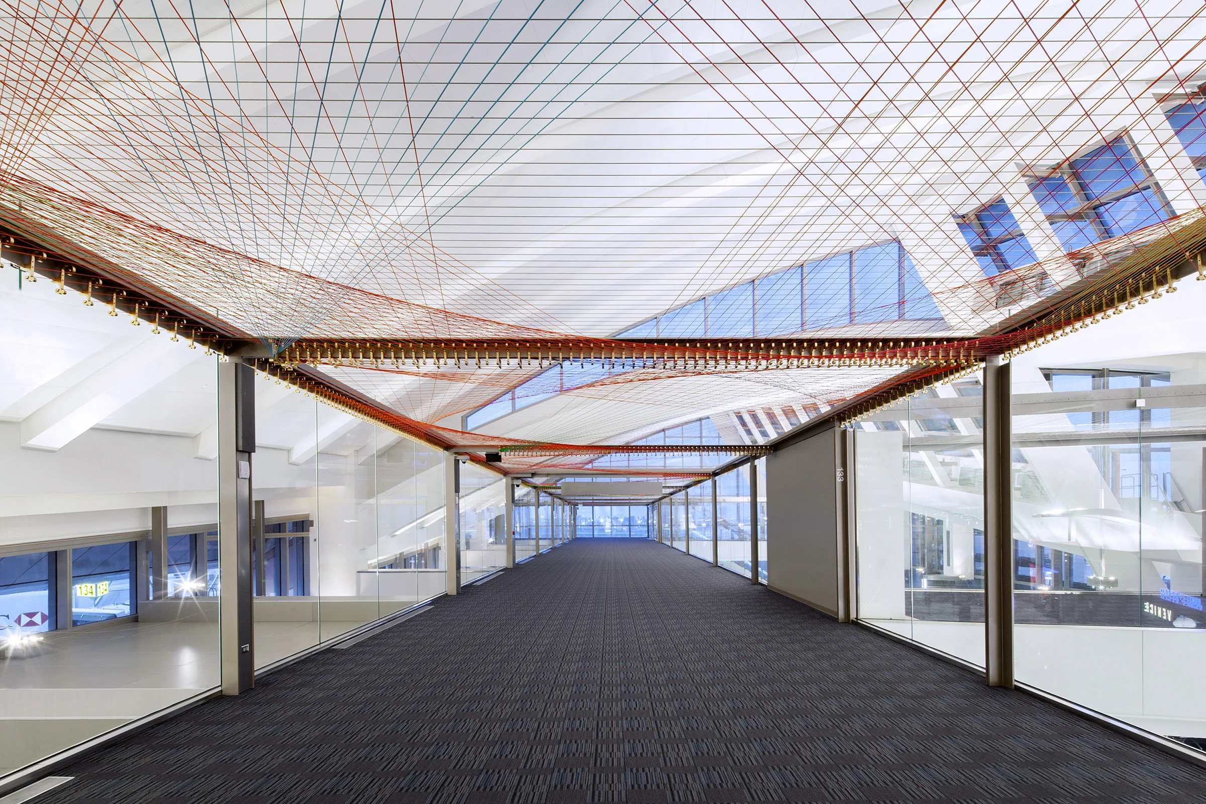 Pae White, ΣLAX, 2014, Tom Bradley Terminal, Los Angeles International Airport. 