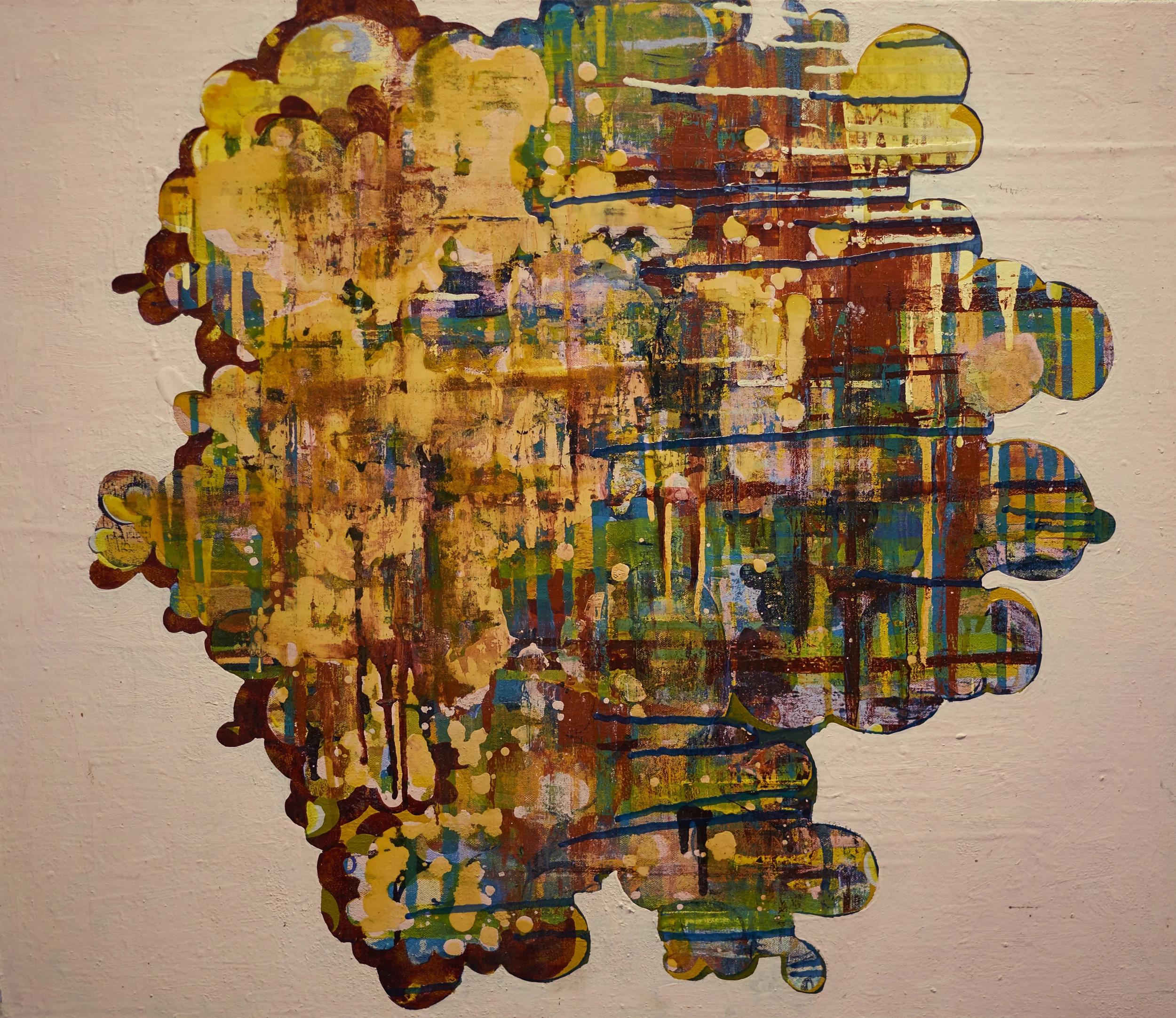 TEASER #2 , 1996 ACRYLIC ON CANVAS, 24" x 28" (HAS495)