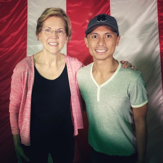 I just met the next President of the United States, @elizabethwarren.