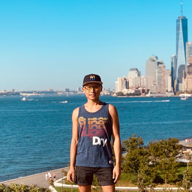 Why I love summers here. #mycity #newyorkcity #nyc #summer #tanktop #shortshorts
