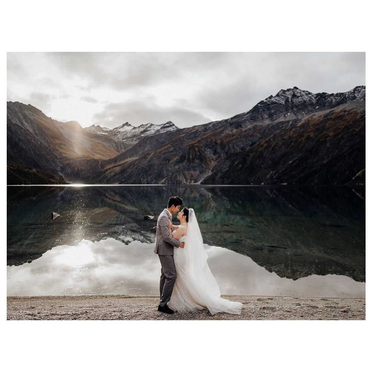 The epic elopement that spanned from Queenstown, to Wanaka to Lochnagar (full story over on my website). Yolanda and Andrew worked with us to map out a mixture of ground locations and heli locations, finishing off with their ceremony at sunset. Perfe
