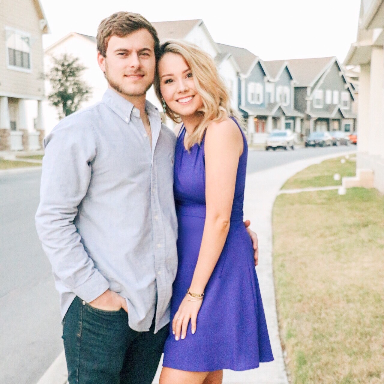 Friday, he surprised me by showing up earlier than expected with flowers, candies, wine and a dress to wear to dinner that night! We went to dinner Friday night, spent Saturday at the dog park with our pups and went to see a movie Saturday night! It was a perfect weekend!