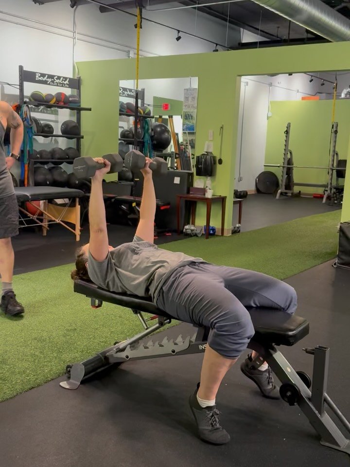 Strength. Stability. Conditioning.

Dumbbell press for upper body control.
Bulgarian split squats for balance and lower body strength.
Rowing to build engine and endurance.

Every piece has a purpose.

This is how we train. #strengthtraining #shrewsb
