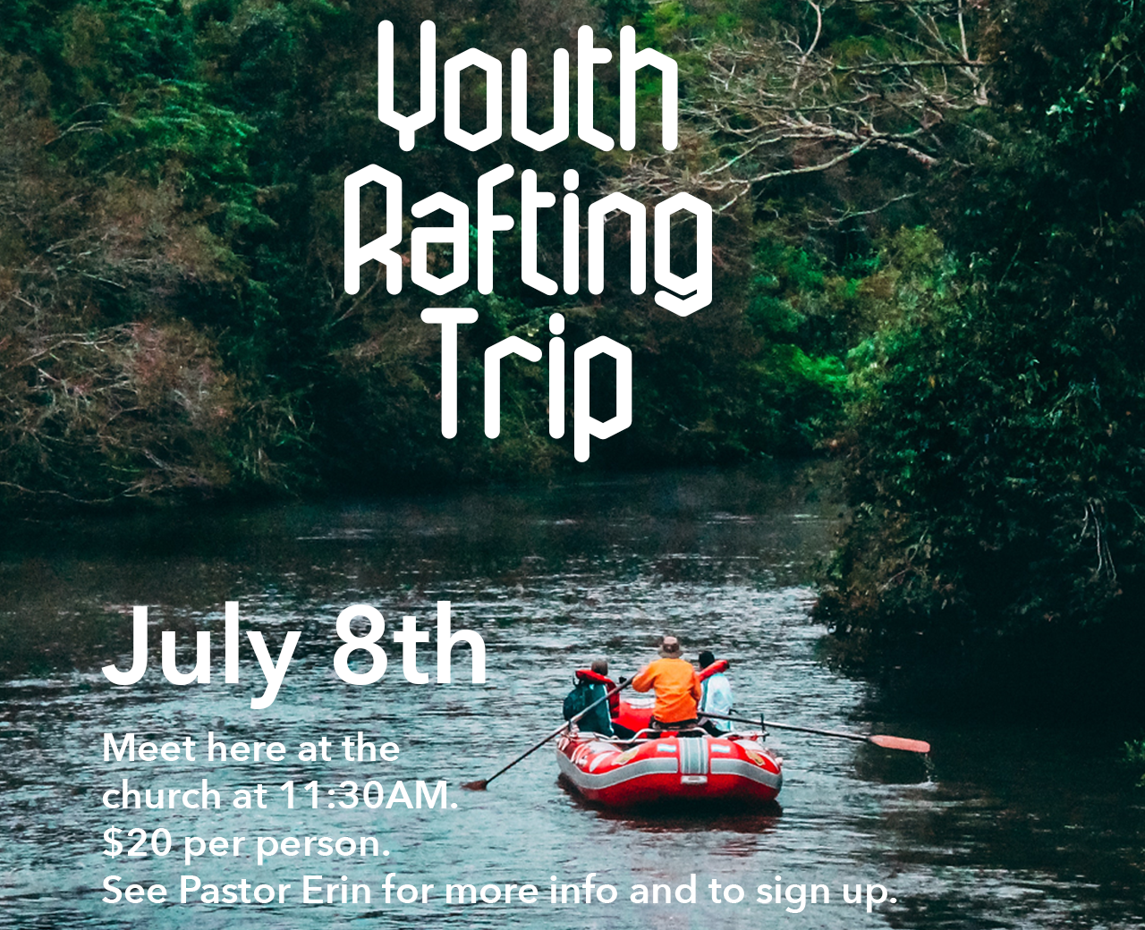 Collide Youth Rafting Trip