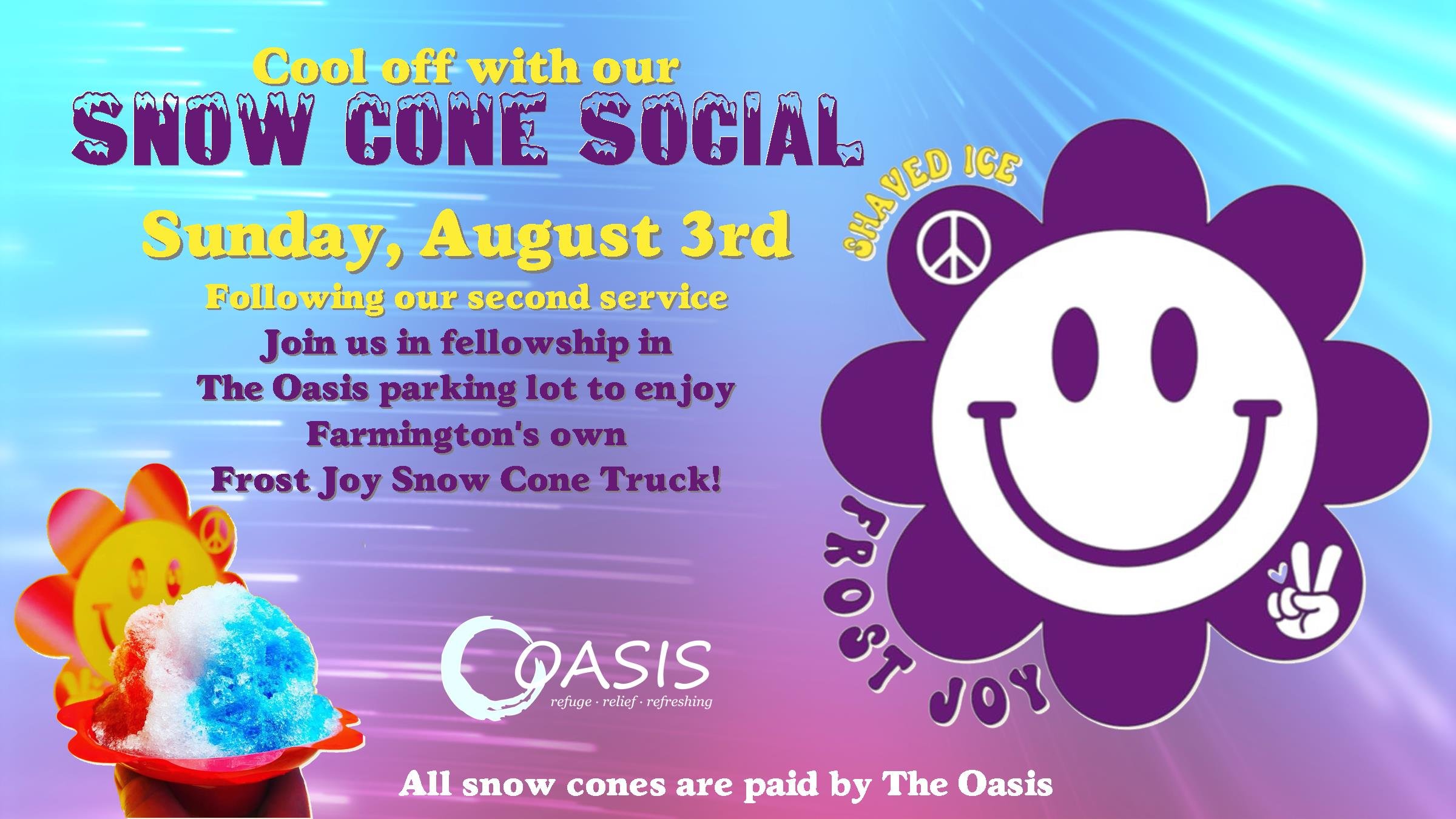 Frost Joy Snow Cone Social 