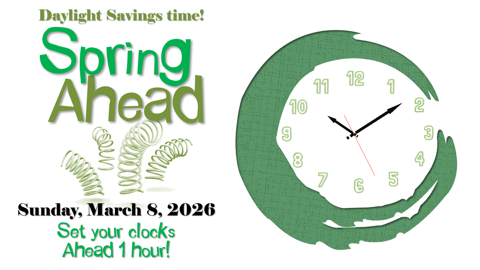 Daylight Savings Spring Ahead