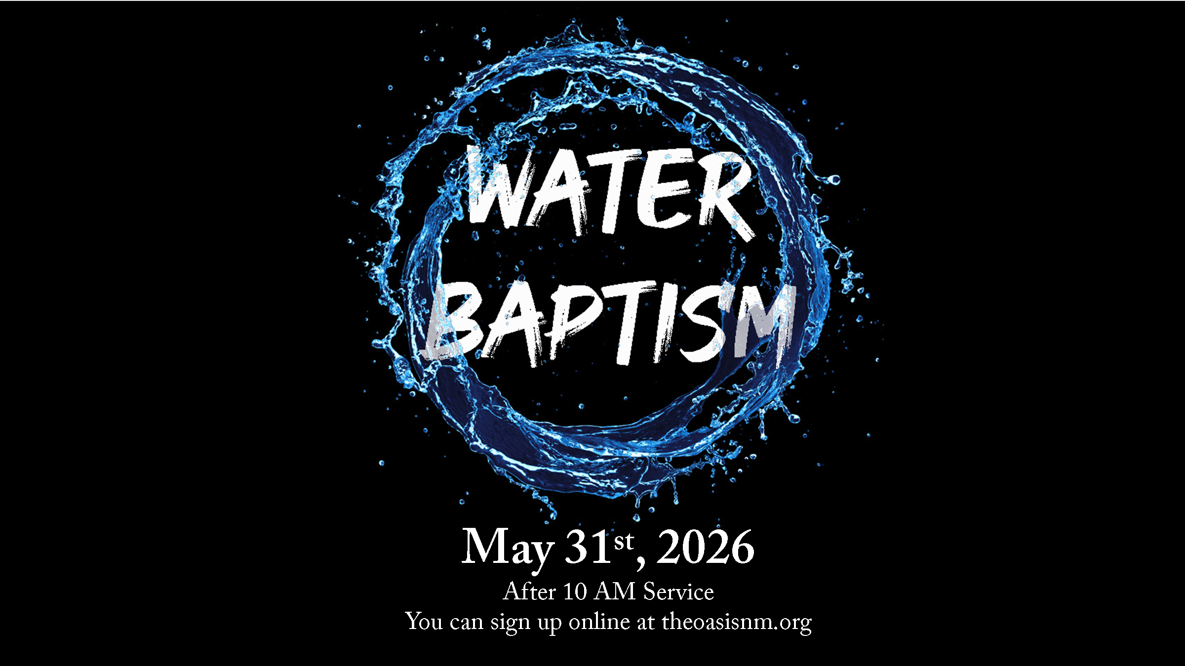 Water Baptism