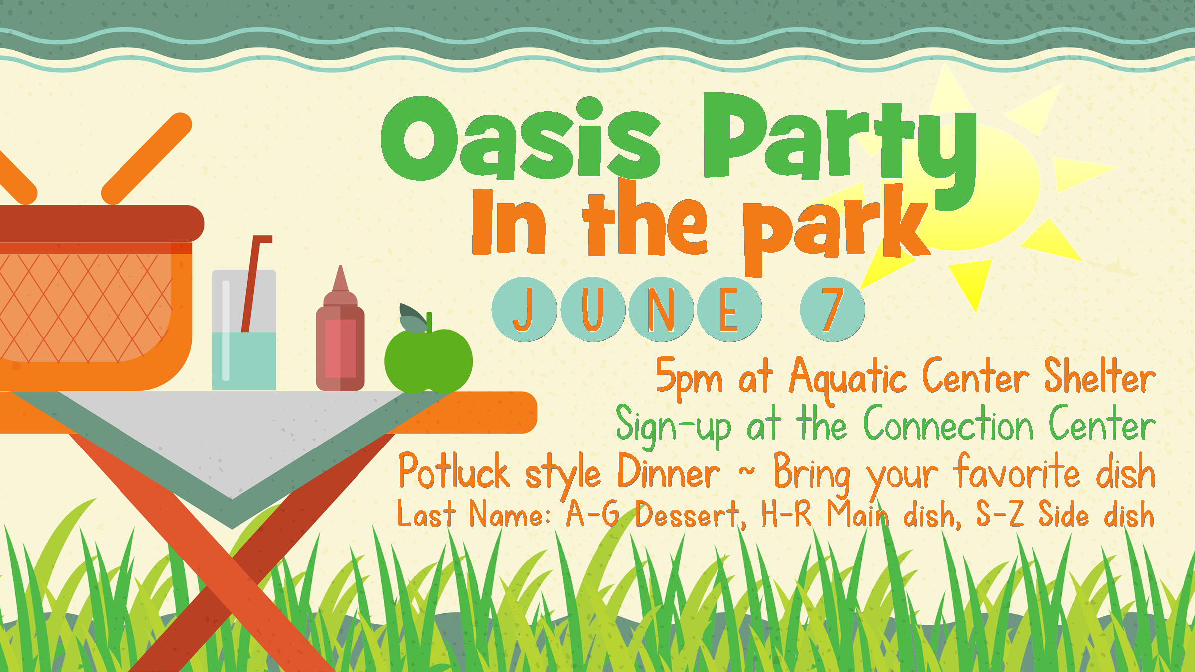 Oasis Party in the Park!