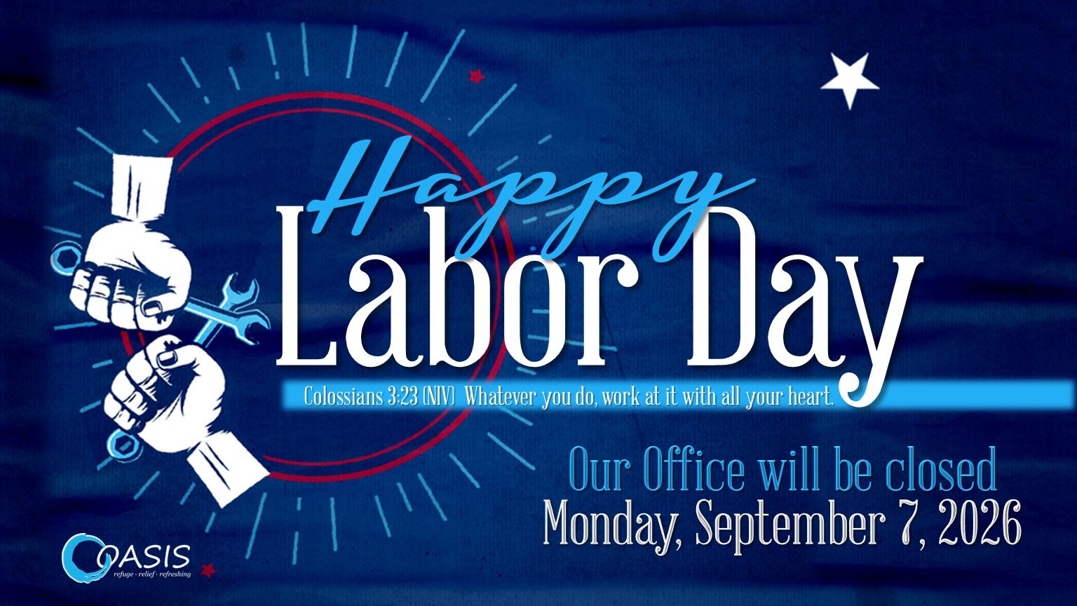 Office closed Labor Day! 