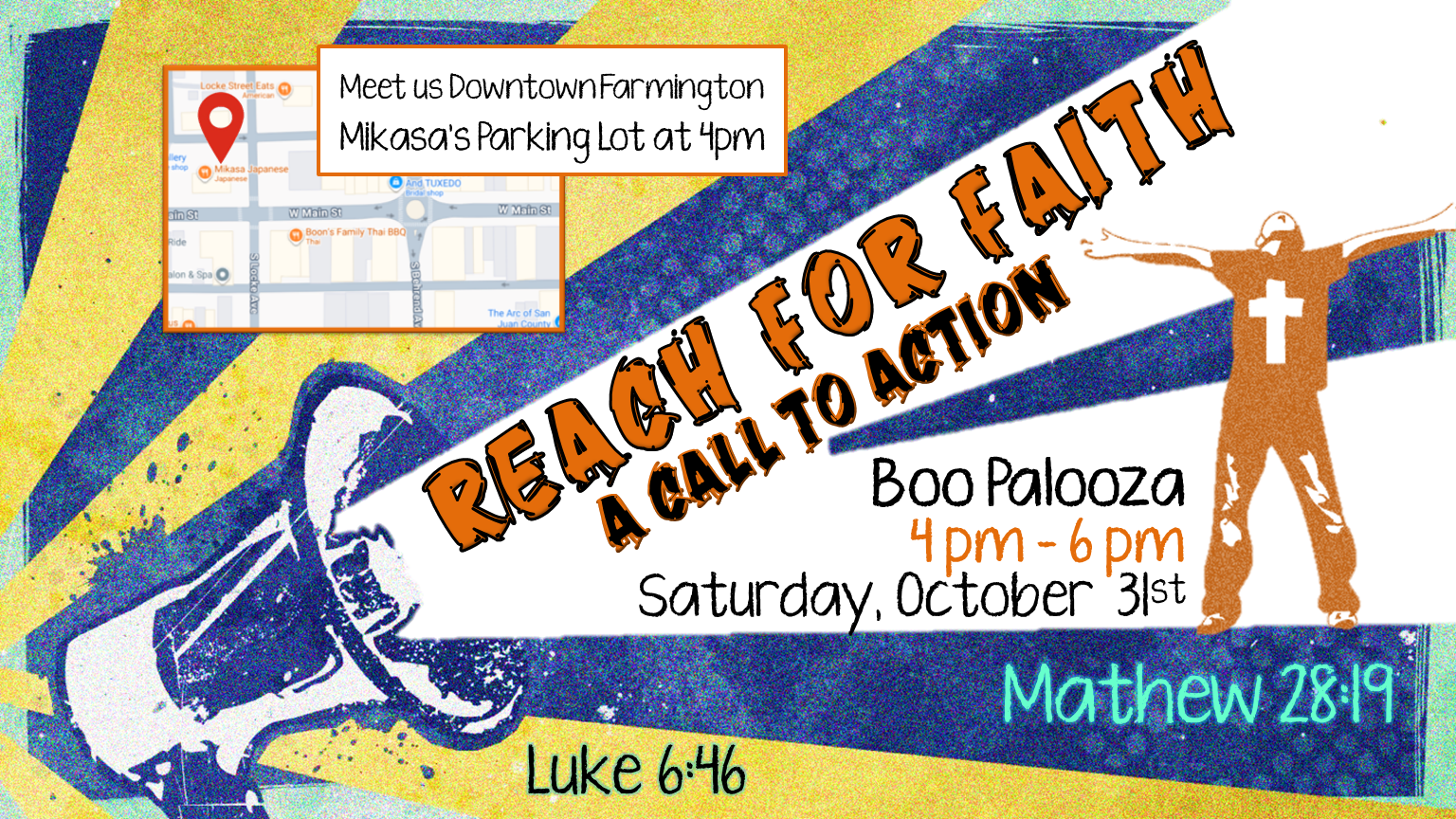 Reach for Faith - A Call to Action - Boo Palooza