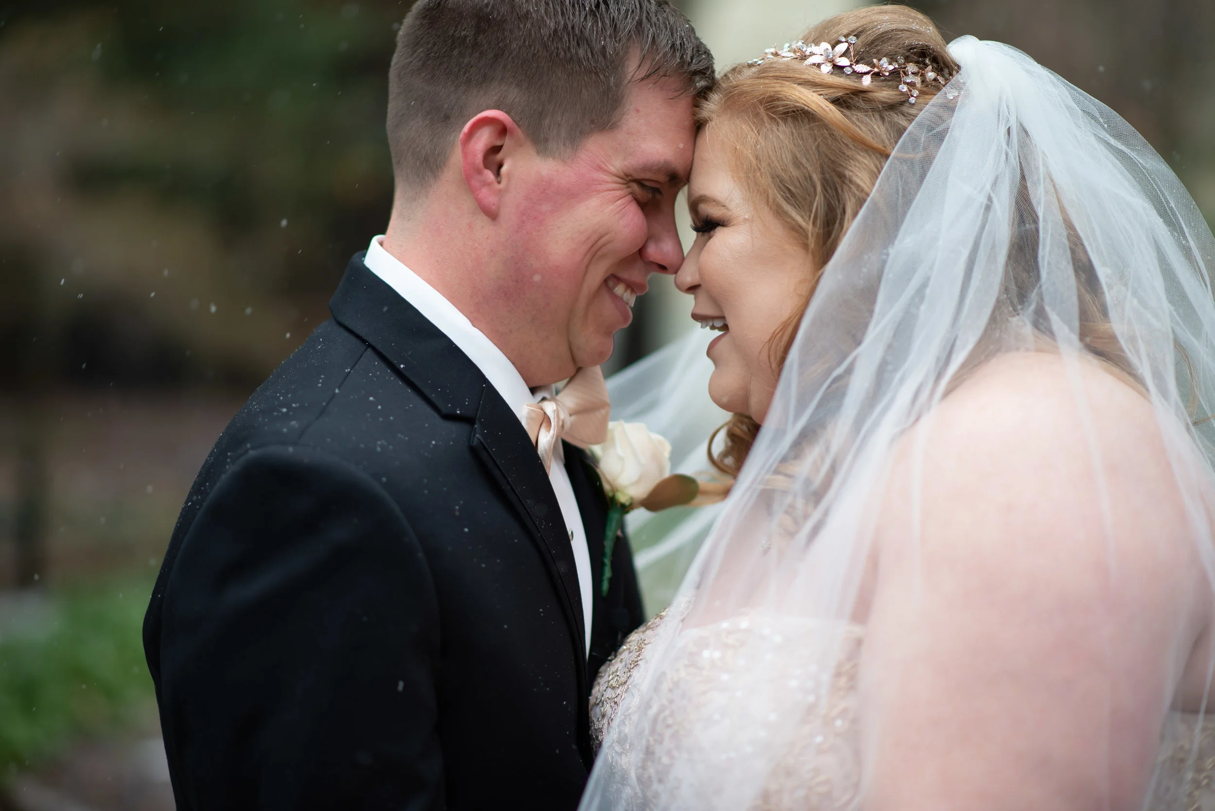 Winter Wonderland Wedding at The Airport Marriott: Katlyn and Mike