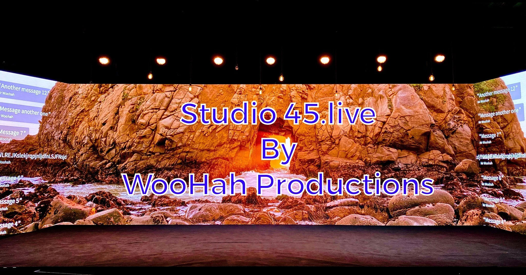 14m Wide Digital LED Backdrop