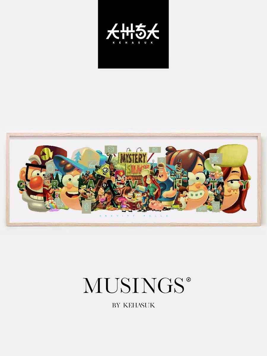 GRAVITY FALLS GICLÉE