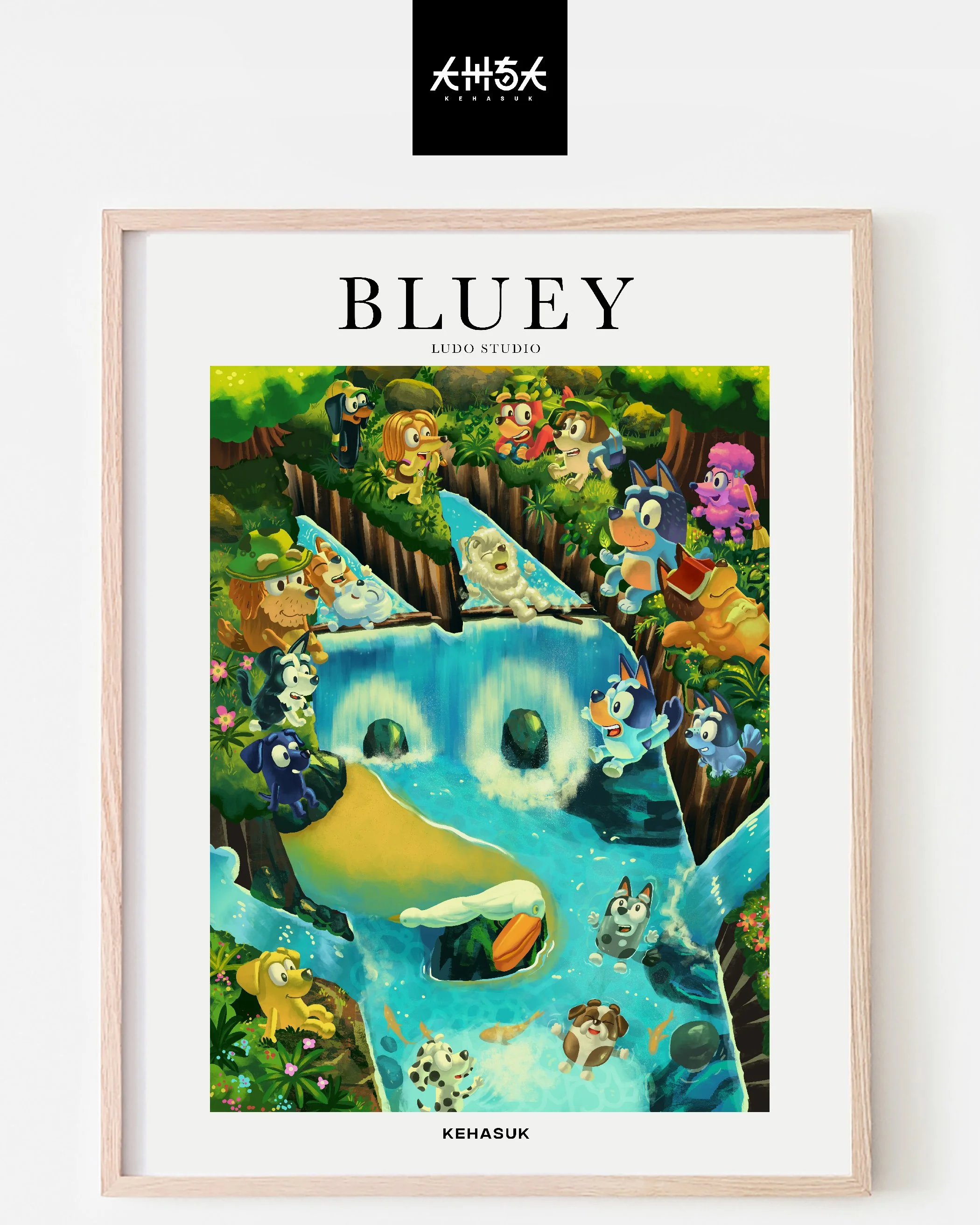 BLUEY GICLÉE