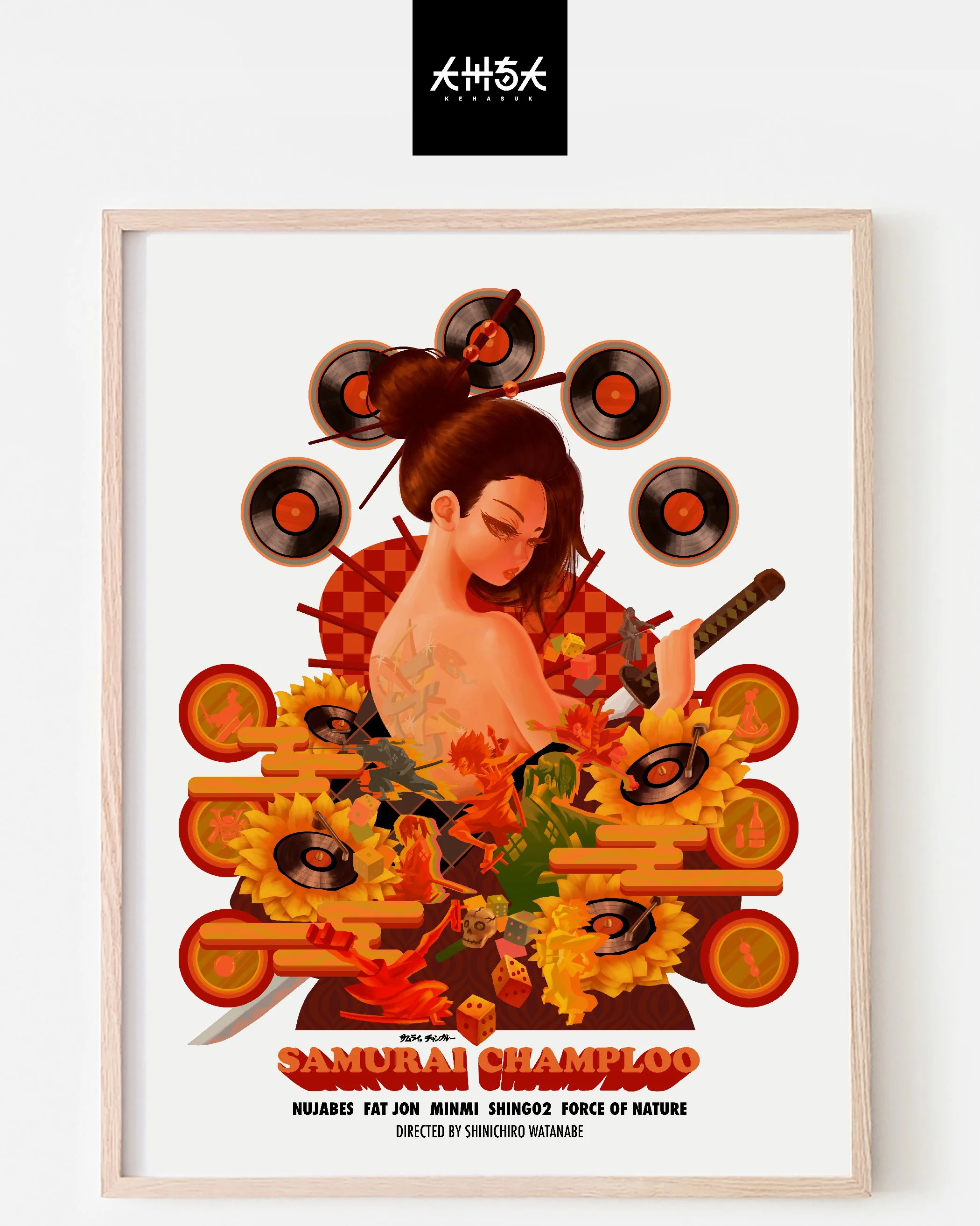 Samurai Champloo Giclée
