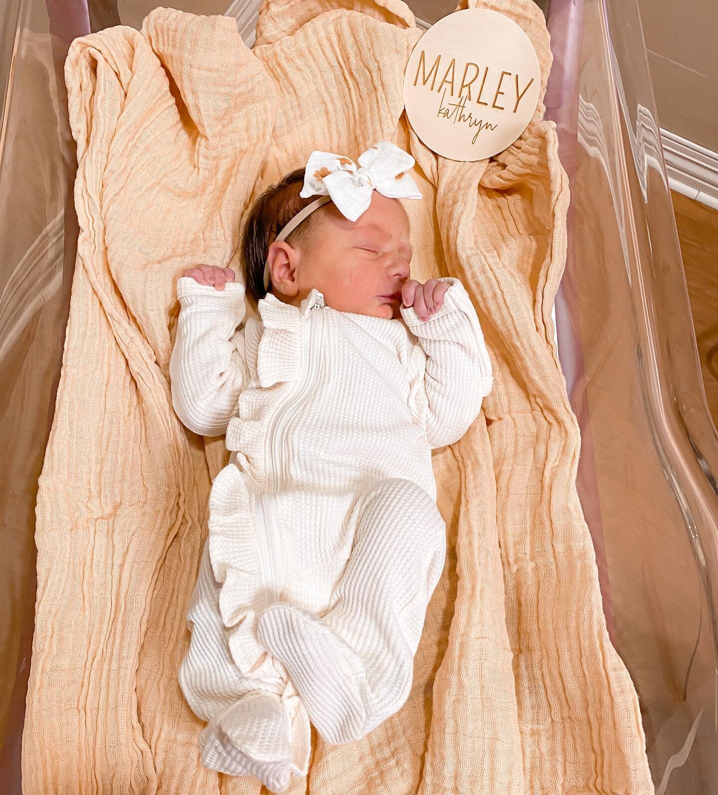 Our sweet baby girl made a speedy arrival yesterday and we couldn&rsquo;t be more in love 🥰 Thank you God for this blessing 🤍

Marley Kathryn Haynes
June 7th, 2022
6lbs 8oz. Born at 8:40am