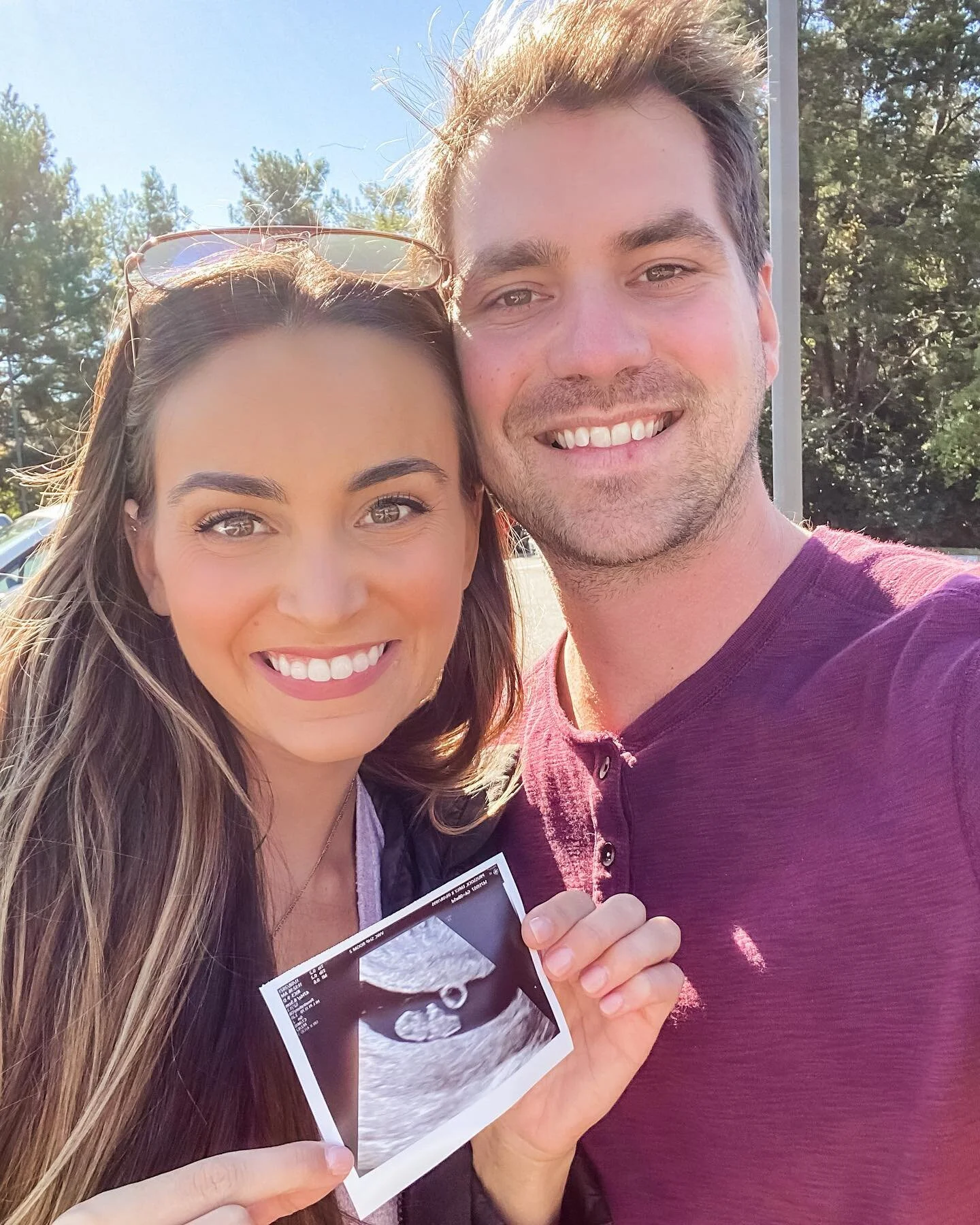 Happy 1st Father&rsquo;s Day @kylehaynes30 🤍 You&rsquo;ve stepped into this role so naturally and are the best girl dad already. Marley and I are lucky girls! We love you!