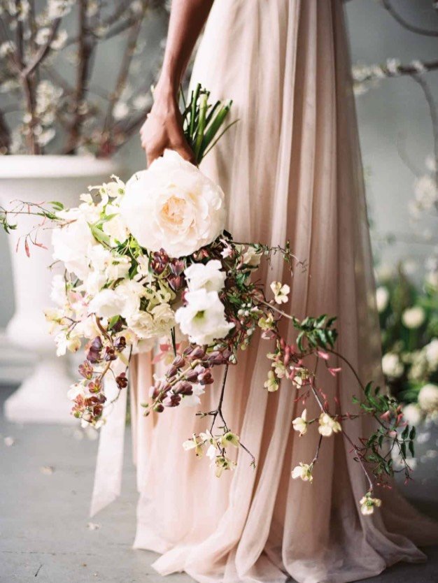 It&rsquo;s still cold here, but these early blossoms came from somewhere warmer&hellip; a small preview of spring while we&rsquo;re still waiting for it to arrive. We love working with flowers like this at the tail end of winter: using them sparingly