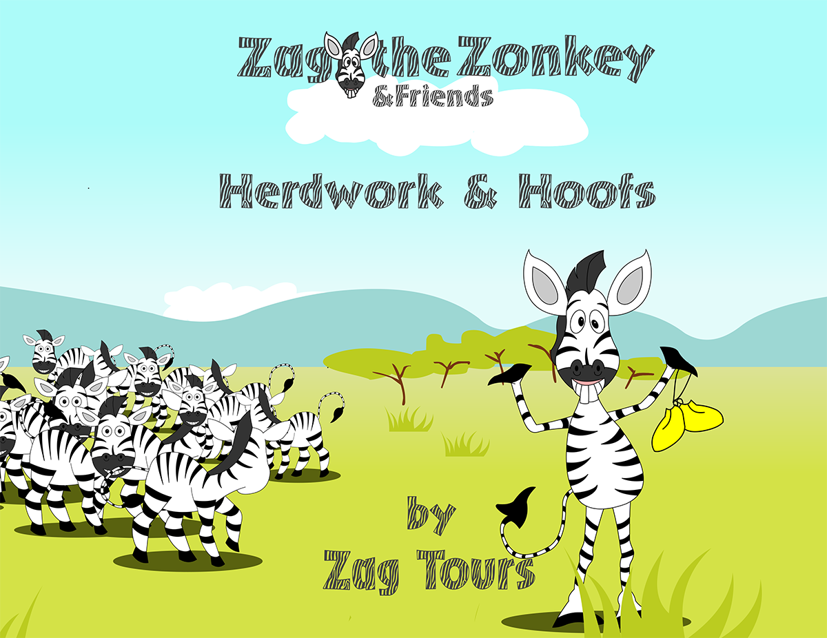 Zag the Zonkey Herdwork and Hoofs Book Cover.png