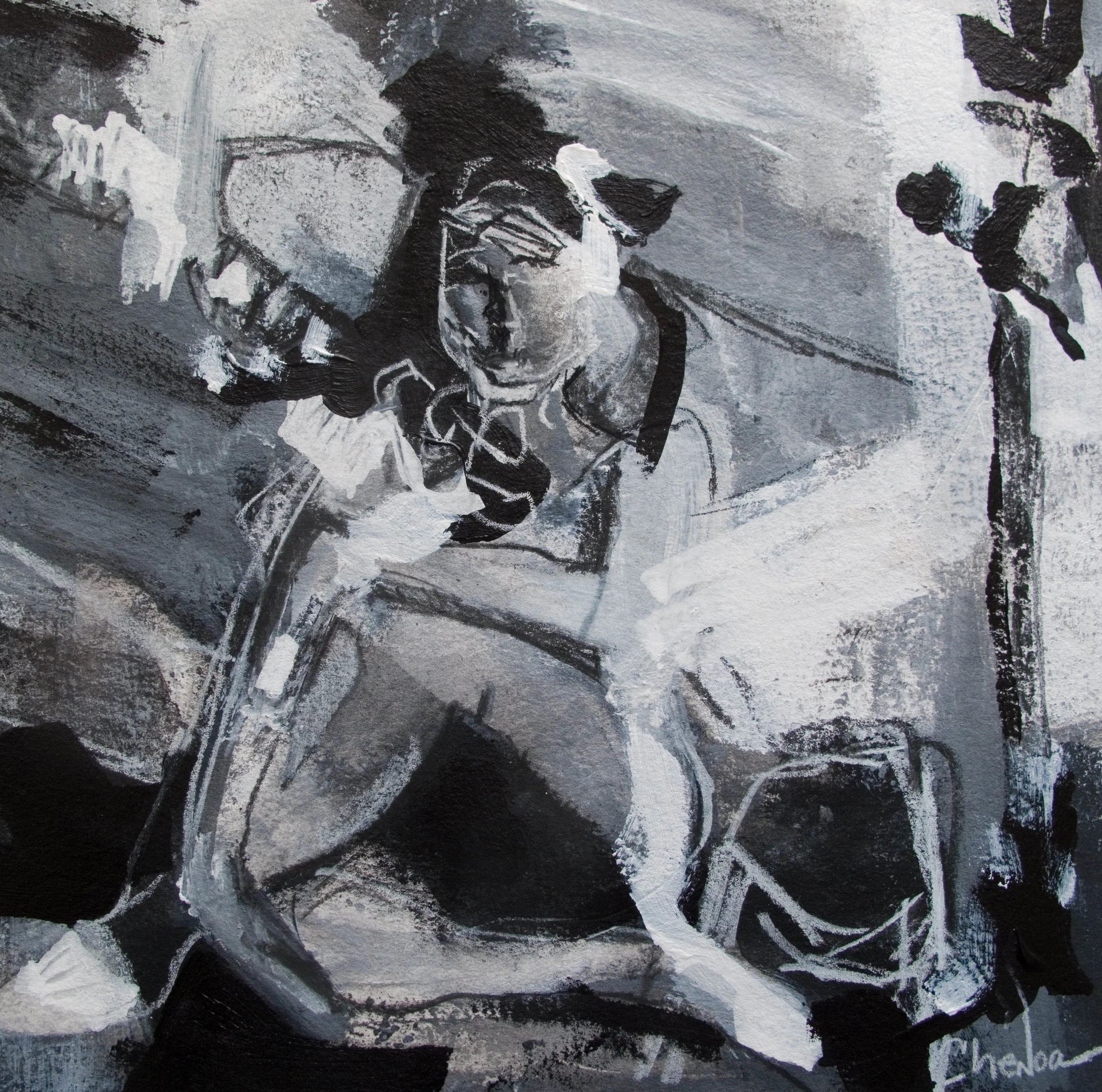 Super Heroine Resting ( a study )