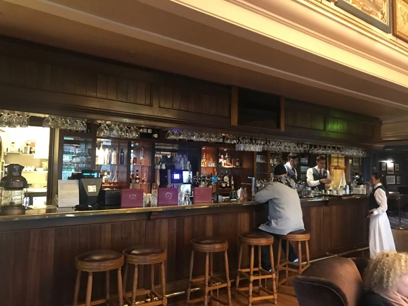 Hotel bars like Captain's Quarters don't get too full.