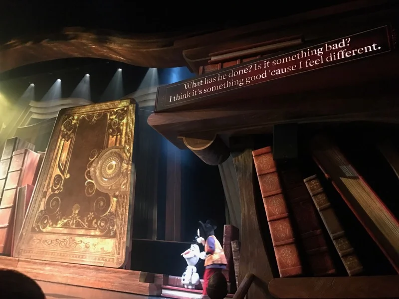 Mickey and the Wondrous Book was a great show, with English subtitles!