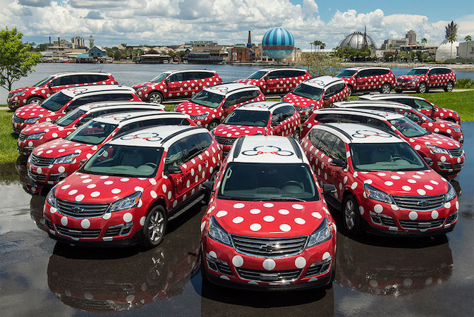 Are you planning to use Minnie Vans to get around? (Photo: Disney)