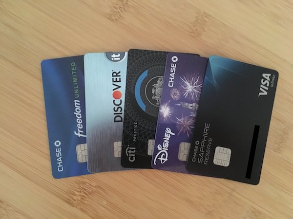 Mind Chase's 5/24 when applying for any cards!