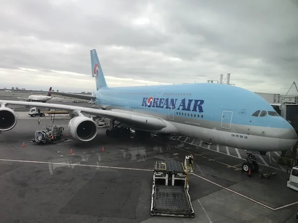 Korean Air's Prestige Class is the entire upper deck of the A380
