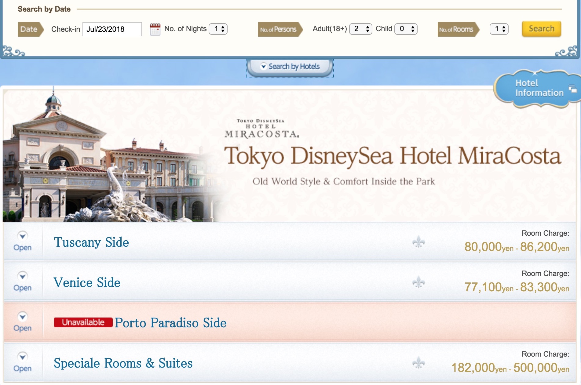 Booking Tokyo DisneySea Hotel MiraCosta