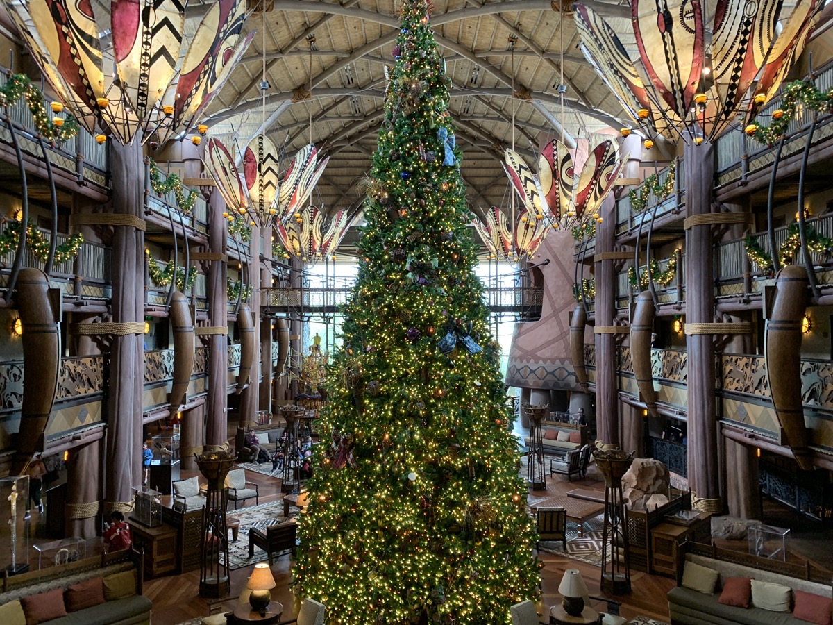 Christmas Decorations at Walt Disney World Hotels