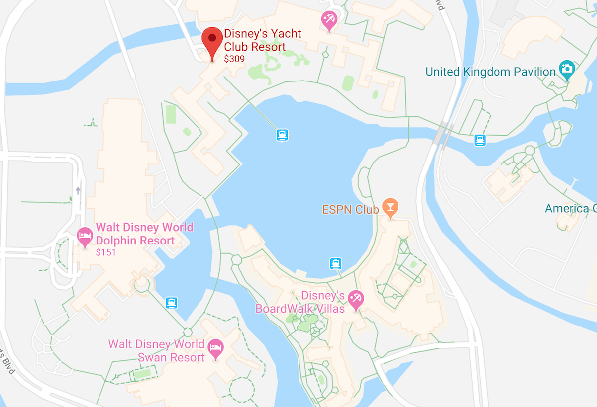 disney yacht club price per night