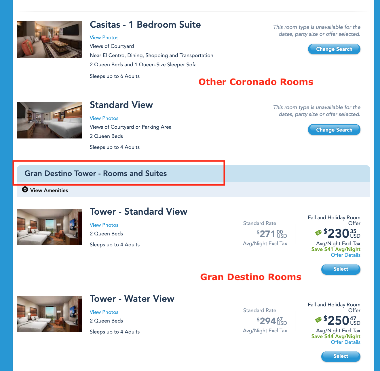 gran destino tower review room listing.png