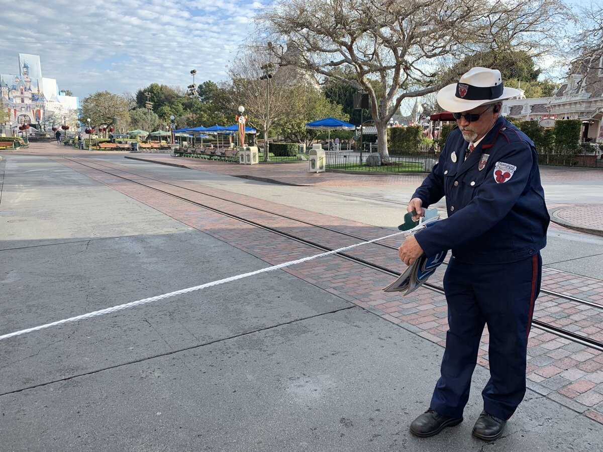 An actual rope at Disneyland